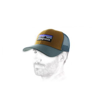 Trucker kastanje Patagonië P-6 Logo Trucker bear brown